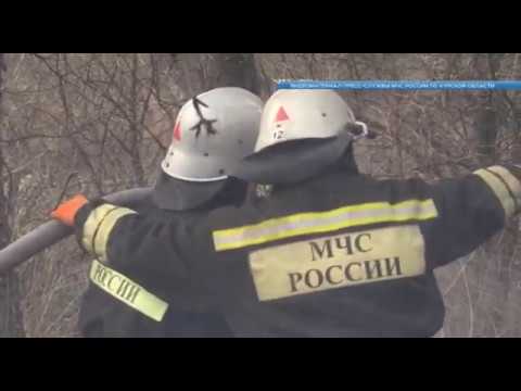 Из-за пала травы под Курском сгорел дачный дом