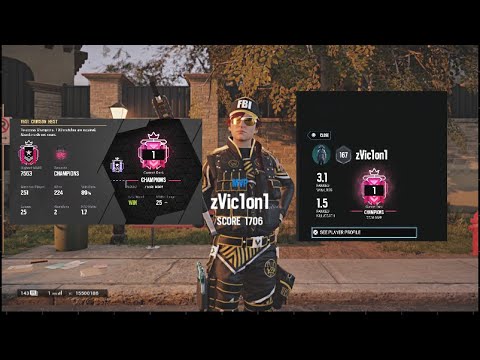*PS5* #1 Champion Ranked/Faceit Highlights - Rainbow Six Siege