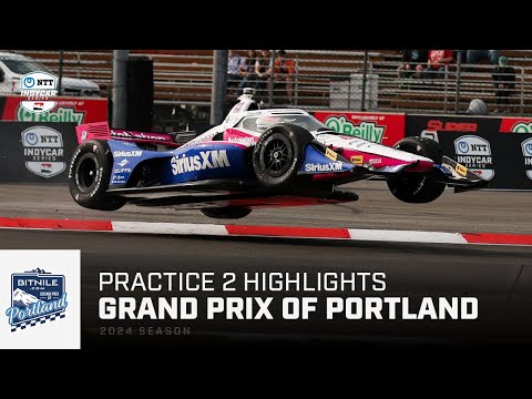 インディ2024 第16戦 ポートランド・レースウェイ（ロードコース）FP2ハイライト動画