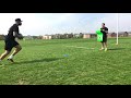 A rugby drill/training to help with your footwork