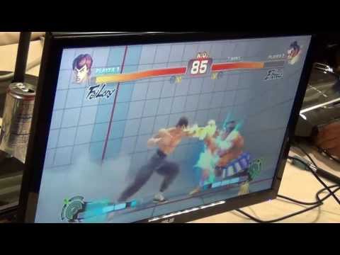 EVO 2013 SSFIV AE: Quarter Finals - RZR Fuudo (Fei Long) vs Hoodaman (Honda)