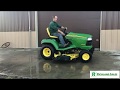 SOLD: John Deere X485 EFI (62") Garden Tractor