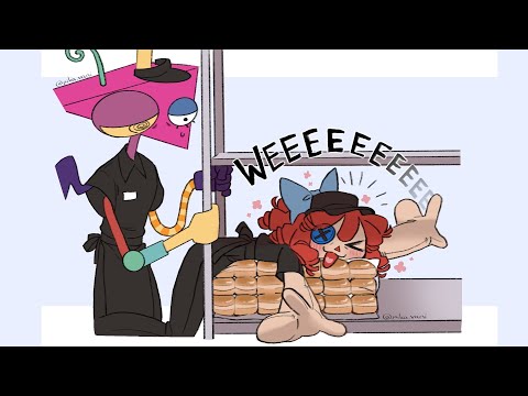 Drunk Ragatha is SO FRICKIN CUTE!! (The Amazing Digital Circus Comic Dub)