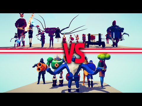MEGA GIANT TEAM vs EXTENDED SPOOKY | TABS - Totally Accurate Battle Simulator