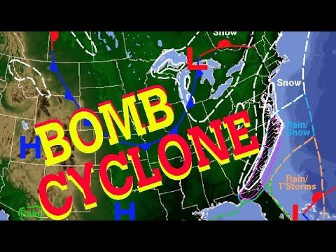 Bomb cyclone Weather pushes East Across USA Breaking News March 2019 Video