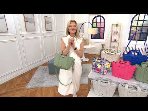 Lug Matte Luxe Crossbody with Tote Handles - Dory Medium on QVC