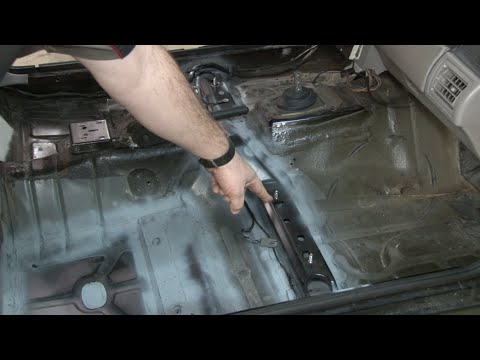 Mustang Dynacorn Front Floor Cross Brace 1983-1993 Installation