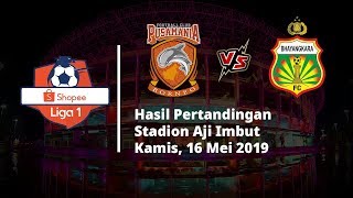 Hasil Pertandingan Liga 1 2019, Bhayangkara FC Nyaris Telan Kekalahan saat Bertandang ke Borneo FC