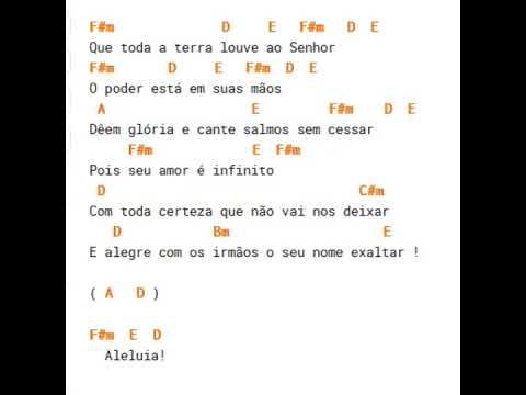 Que Toda Terra Louve Ao Senhor - Nova Face