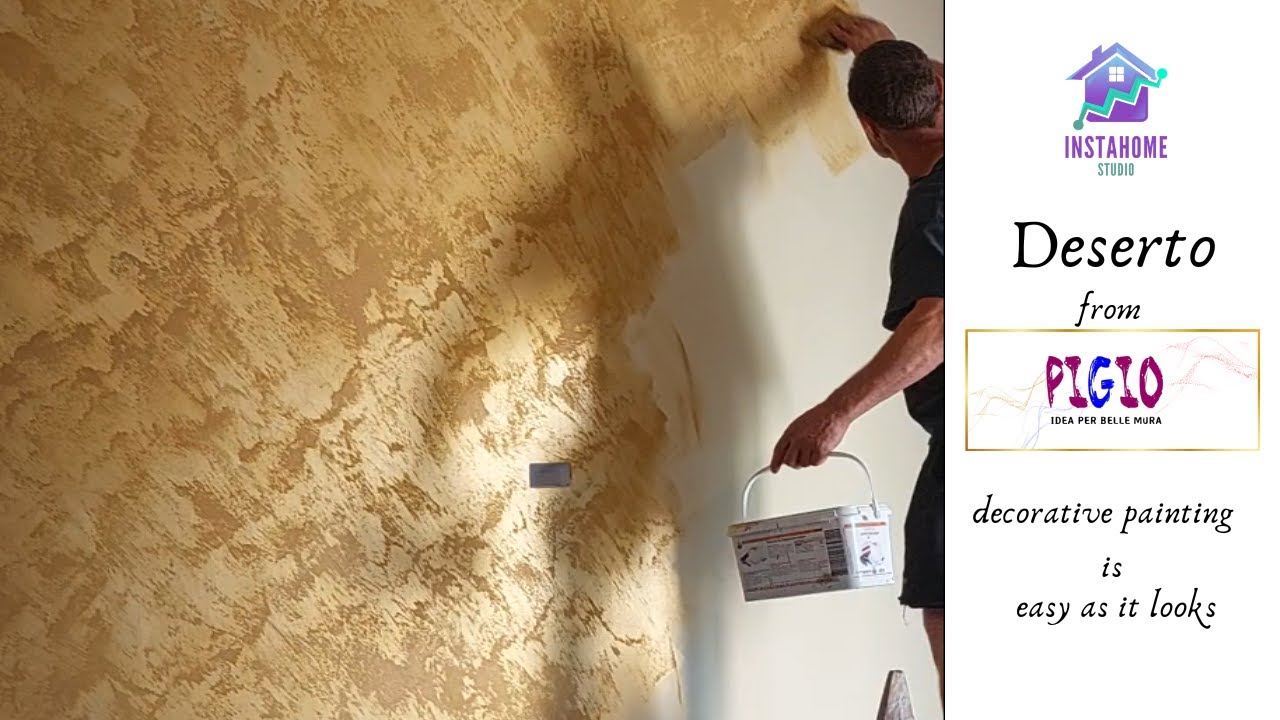 Jak malować perłową farbą strukturalną Deserto