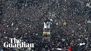 Massive crowds attend funeral processions as Suleimani&#39;s body returned to Iran