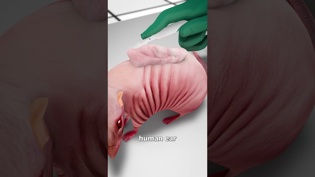 Growing An Ear On A Mouse 😬