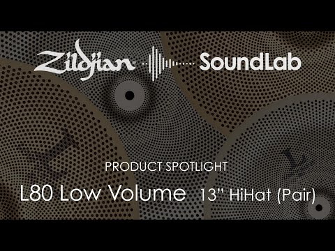 Zildjian L80 Low Volume Cymbal Set LV38 [NAZLLV38 / 13 HiHats, 18 Crash Ride] image 3