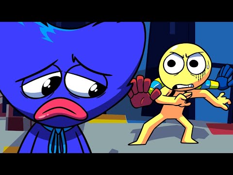 HUGGY WUGGY IS SO SAD WITH PLAYER! Poppy Playtime Animation