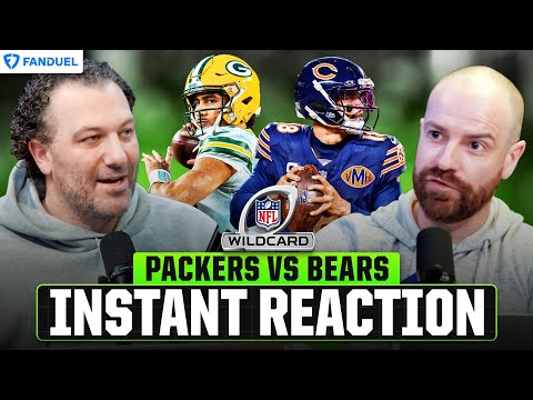 Packers vs. Bears 🚨 NFL Wild Card Instant Reaction 👀