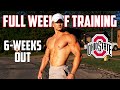A FULL WEEK OF TRAINING | Ohio State Powerlifting Prep 6 Weeks Out