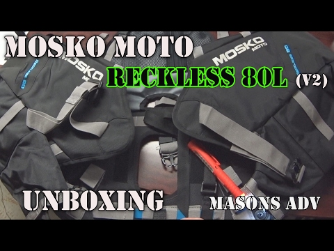 Mosko Moto Reckless 80L (V2) unboxing and assembly