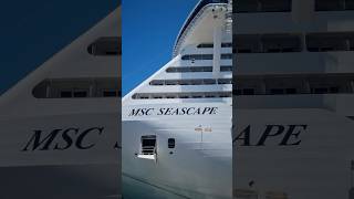 MSC SEASCAPE has A glass-floored skywalk offering breathtaking views of the ocean. #cruiseship