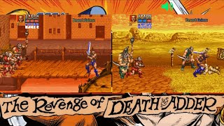 Golden Axe: The Revenge of Death Adder Arcade all routes/stages