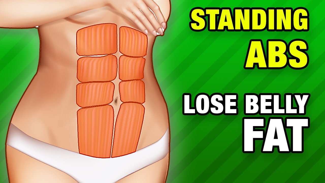 Standing ABS Workout: Lose Belly Fat At Home