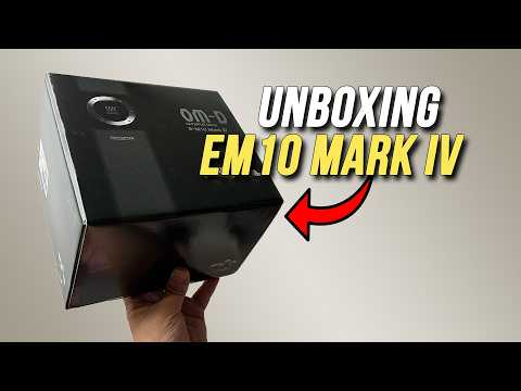 Unboxing Olympus OM-D E-M10 Mark IV. Retro Kamera mit Charme. Umstieg von Smartphone zu Fotografie
