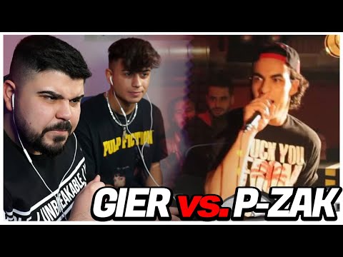 GIER WIRD RASIERT !! 🤯 GIER vs. PZAK bei RAP am MITTWOCH | Reaction