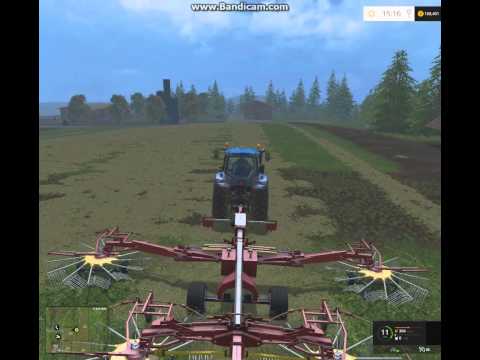 Farming Simulator 15- Raking Hay
