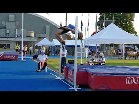 Filip Mrčić (CRO) 212 cm High Jump 1st Place XVII^ Meeting su pista Regione FVG Brugnera 2021