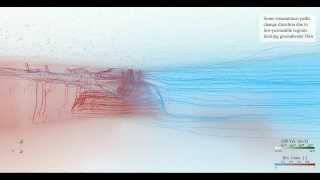 Visualization of Saline intrusion and