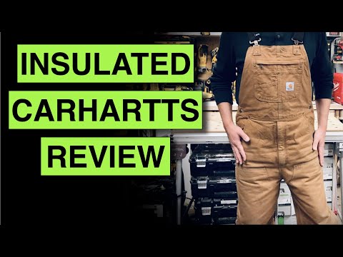 Can these handle EXTREME COLD? Carhartt Insulated Bib Duck Overalls REVIEW