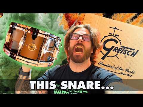 Gretsch G4164SS USA Custom Solid Steel 6.5x14" 10-Lug Snare Drum 2012 - Present - Black Nickel-Plated image 8