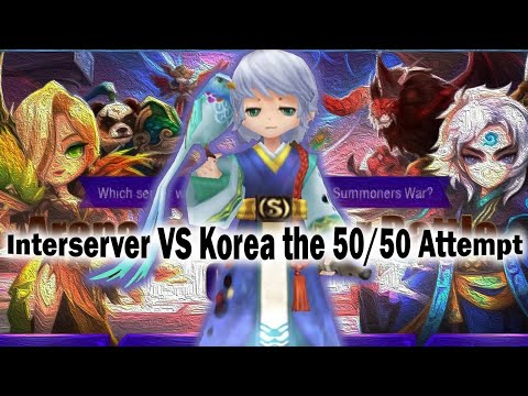 Interserver Vs Korea, The 50/50 Tryhard! Less Martina more Mo Long! - Summoners war