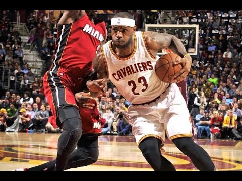 Lebron James Full Highlights 2015.02.11 vs Heat 18 Pts 10 Reb 7 Ast