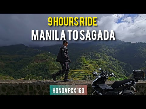 Manila To Sagada 9 Hours Ride?! ₱2000 Budget (Food, Gas, Room) | Honda Pcx160 🛵💨
