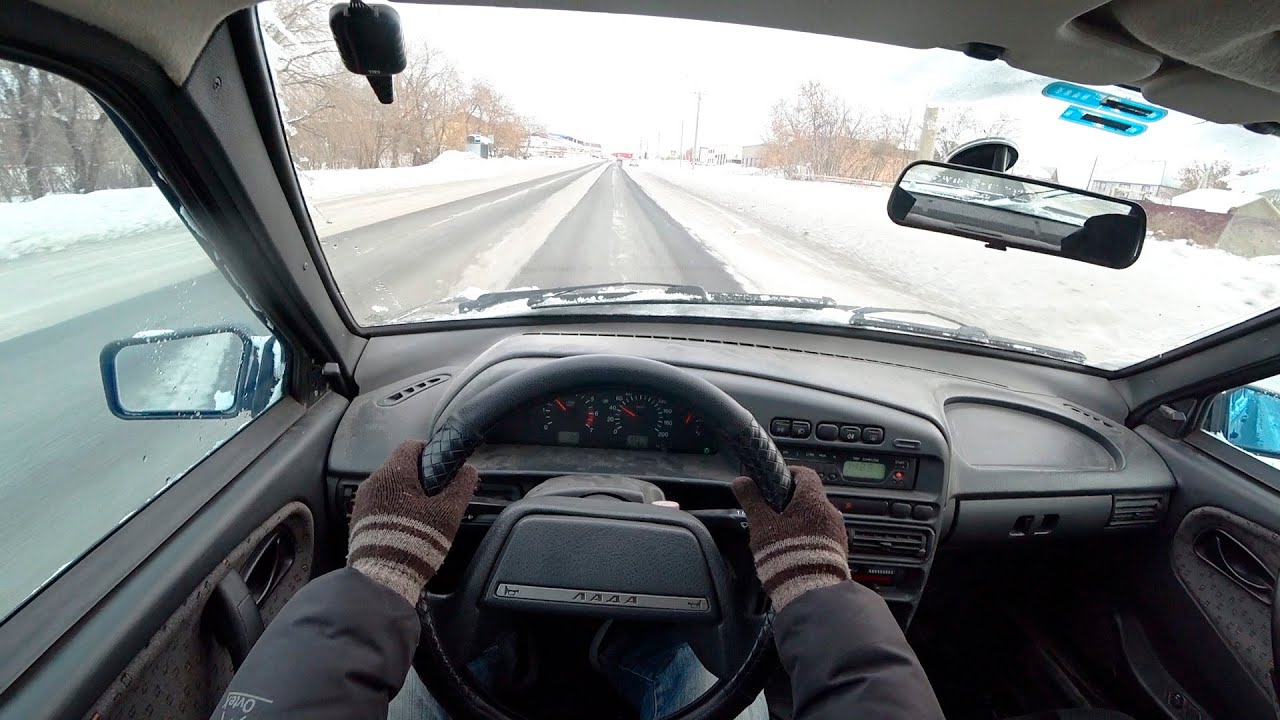 ДИМА АВТОИНСТРУКТОР! ЕДУ НА ВАЗ 2114 - ВИД ОТ ПЕРВОГО ЛИЦА