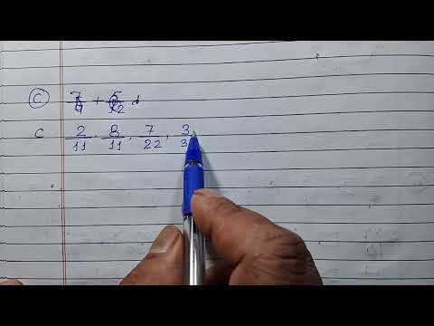 Arrange the following fractions in ascending order