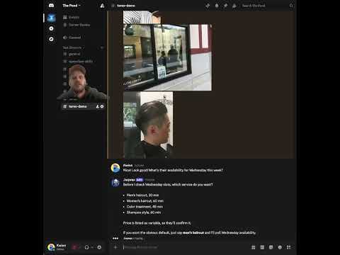 Teres Demo — AI Agent Books a Real Haircut Appointment (MCP)