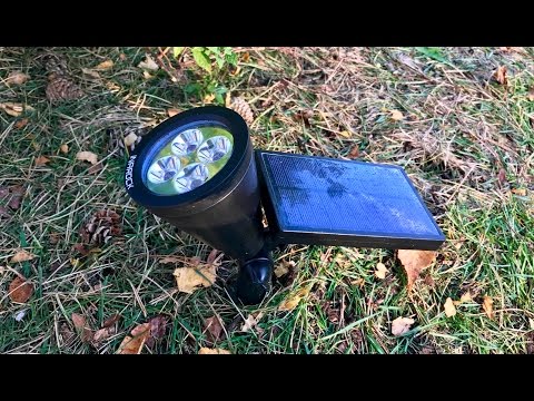 Installation of Solar LED Garden Light