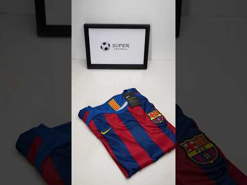 2006 Barcelona UEFA Champions League Home Retro Jersey#ronaldinho #barcelona