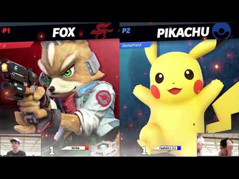 Strike (Fox) vs. Captain L (Pikachu) - Grand Finals - UofR EX