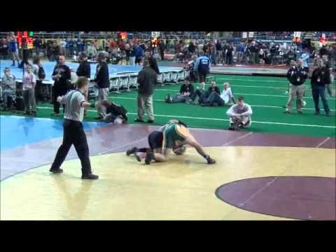 Brandon Larson pins 3X Alaska State Champ