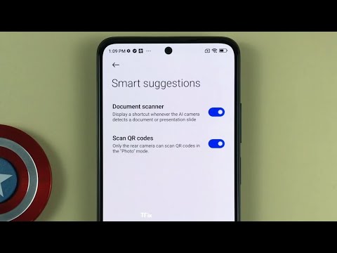How to enable/disable Scan QR code with camera on Xiaomi Redmi Note 11 Android 12