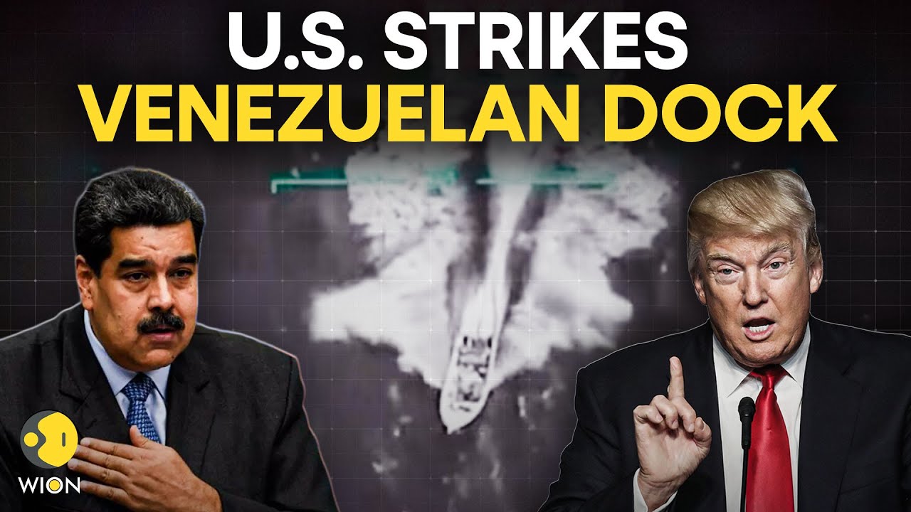 US Strikes Venezuela LIVE: Trump Says US Hit Dock Linked to Venezuelan Drug Boats | WION
