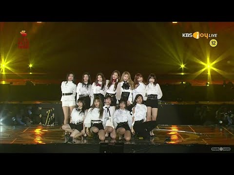 IZ*ONE Intro + La Vie en Rose 28th Seoul Music Awards HD1080p 60fps (190115)