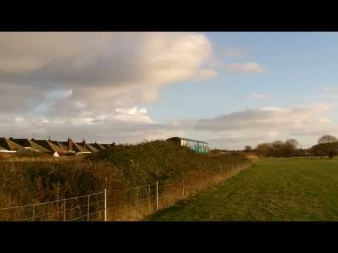 Prestatyn 28.12.2013 - Arriva Class 150 150229 with horns on Ferryex