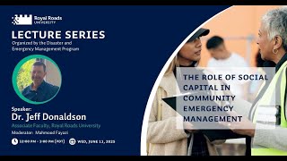 The Role of Social Capital in Whole of Community Emergency Management