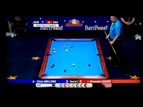 Mosconi Cup 2012 Day 3 Match 4 Melling vs Shuff