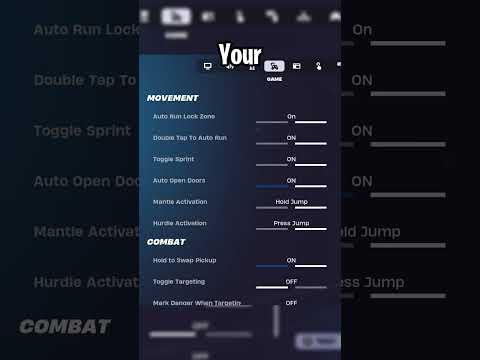 NEW FORTNITE CHAPTER 6 SEASON 1 EDIT ASSIST SETTING #fortnite #fortniteshorts #fortnitetips