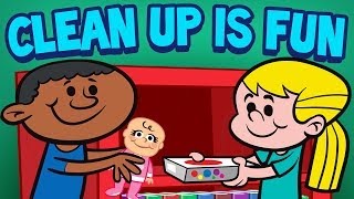 Clean Up is Fun - Childrens Cleaning Song - Kids S