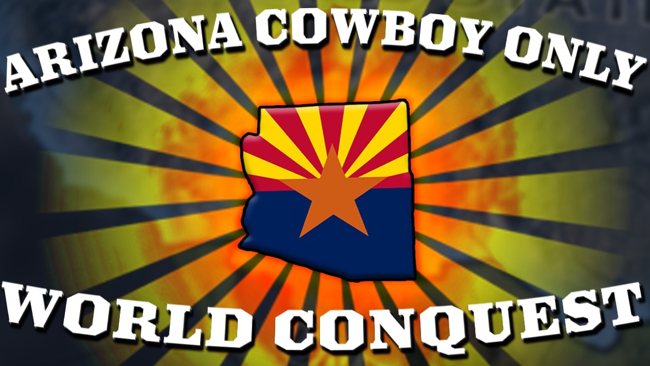 Conquering THE WORLD as Literal cowboys in HOI4